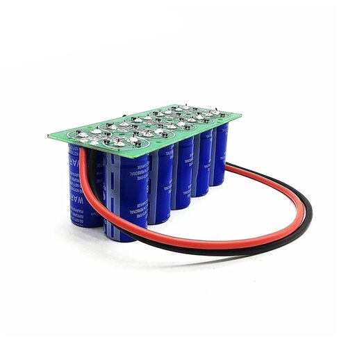 27V12F وحدة مقوم السيارات 2.7V120F مكثف احتياطية إمدادات الطاقة عالية الحالية سعة كبيرة in Kuwait