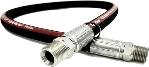 HYDRAULICS DIRECT | FA-UFW4-NPT-30 Inch | Assembly: 1/4" Ultraflex Hose with 1/4" Male NPT x 1/4" Male NPT, 30" long (6,525 psi) in Saudi Arabia
