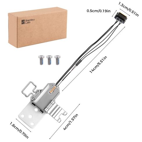 مجموعة أدوات تجميع التدفئة الأصلية P2S Hotend من ENOMAKER لطابعة Bambu P2S ثلاثية الأبعاد | مشبك تبديل سريع 300 درجة مئوية مع سخان وثرمستور، قاعدة تسخين سيراميك آمنة للحرارة، ملحق مشبك فوهة التثبيت in Kuwait