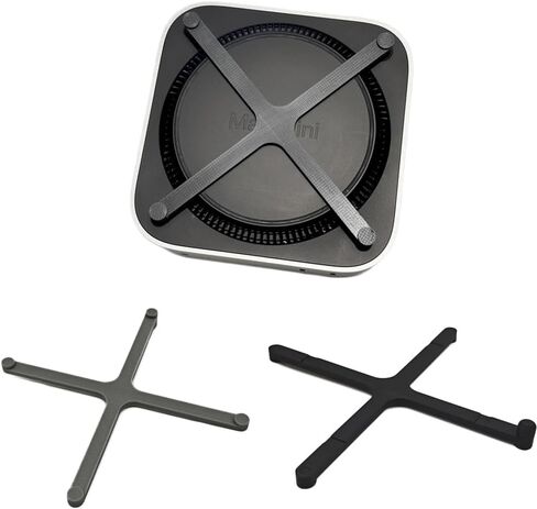 حامل حامل 2 في 1 وموسع زر الطاقة المساعد لجهاز Mac mini M4 2024، قاعدة حامل بسيطة بطباعة ثلاثية الأبعاد لسهولة التشغيل/إيقاف التشغيل (أسود) in Kuwait