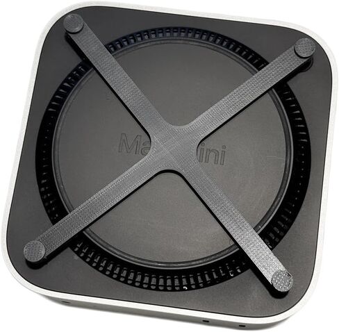 حامل حامل 2 في 1 وموسع زر الطاقة المساعد لجهاز Mac mini M4 2024، قاعدة حامل بسيطة بطباعة ثلاثية الأبعاد لسهولة التشغيل/إيقاف التشغيل (أسود) in Kuwait