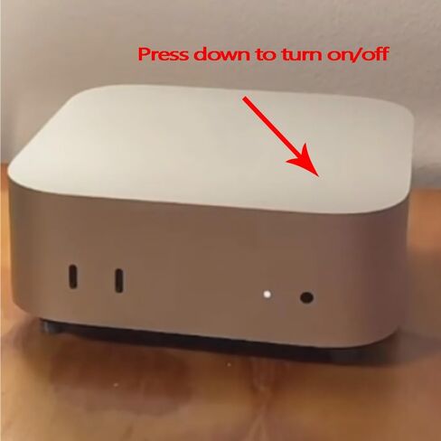 حامل حامل 2 في 1 وموسع زر الطاقة المساعد لجهاز Mac mini M4 2024، قاعدة حامل بسيطة بطباعة ثلاثية الأبعاد لسهولة التشغيل/إيقاف التشغيل (أسود) in Kuwait