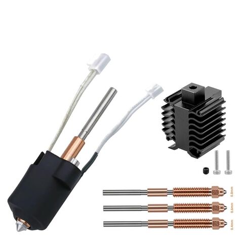 Upgrade Ender 3 V3 Plus Hotend Assembly Ceramic for Creality Extruder Accessories(K1C Nozzle 0.8mm) in Saudi Arabia