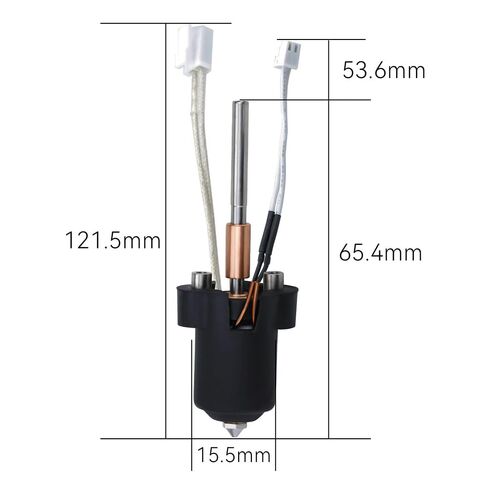 Upgrade Ender 3 V3 Plus Hotend Assembly Ceramic for Creality Extruder Accessories(K1C Nozzle 0.8mm) in Saudi Arabia