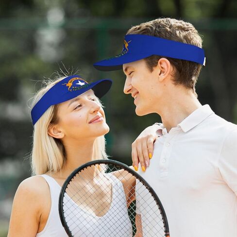Nevada State Flag Print Foldable Sun Visor Hat Lightweight Adjustable Sun Visor Hat Outdoor Sports Cap for Adults Black in Kuwait