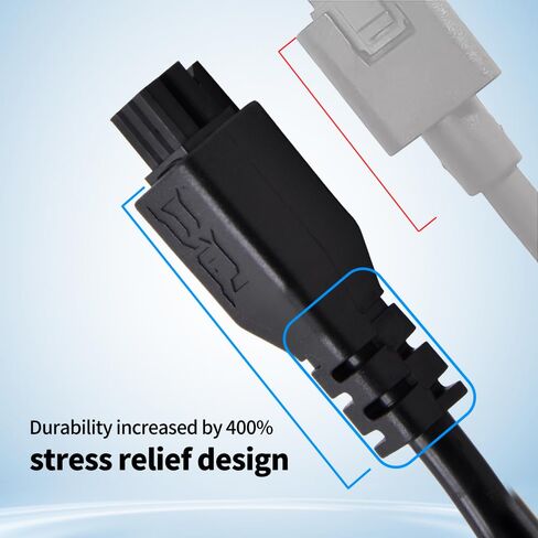 كابل تمديد Creativity AMS 6 Pin 2M/78.74 بوصة، لطابعات Lab AMS/2 Pro/X1/P1/P1S/P1P/X1C/H2D/K2 Plus/Hi Combo ثلاثية الأبعاد، ذكر إلى ذكر (مع مرشح حلقة مغناطيسية) in Kuwait