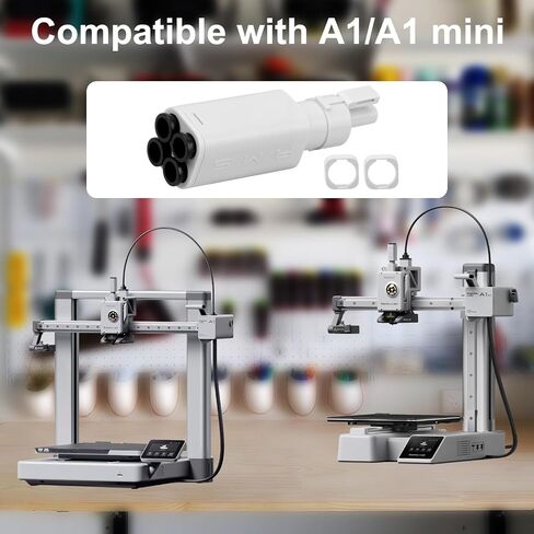 AMS Lite 5-Way Filament Hub, Compatible with Bambu Lab A1 / A1 Mini 3D Printers – Multi-Material Auto-Switch Adapter Kit for Seamless Multi-Color 3D Printing in Kuwait