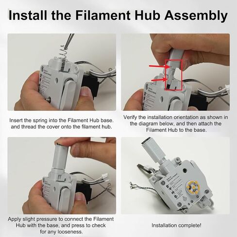 AMS Lite 5-Way Filament Hub, Compatible with Bambu Lab A1 / A1 Mini 3D Printers – Multi-Material Auto-Switch Adapter Kit for Seamless Multi-Color 3D Printing in Kuwait