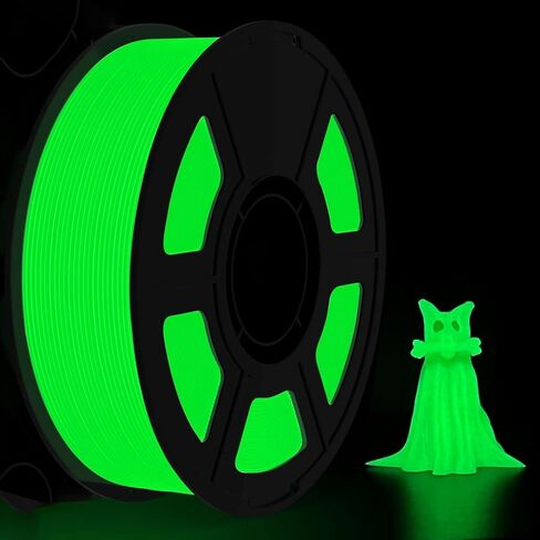 TPU Glow in The Dark 3D Printer Filament, TPU 95A, Blue, Green, Yellow, Purple 250g, 1.75mm 3D Printer Filament. (250g Green) in Kuwait