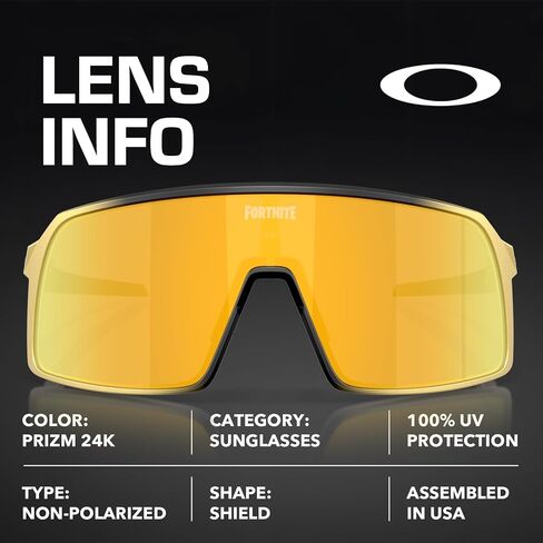 نظارات شمسية Oakley X FORTNITE MIDAS SUTRO OO9406 مع طقم رسمي | نظارات شمسية للرجال غير مستقطبة in Kuwait