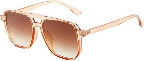 Siming Aviator Sunglasses, Plastic Frame, UV400 Protection, Wraparound Sport Style, Non-Polarized in Kuwait