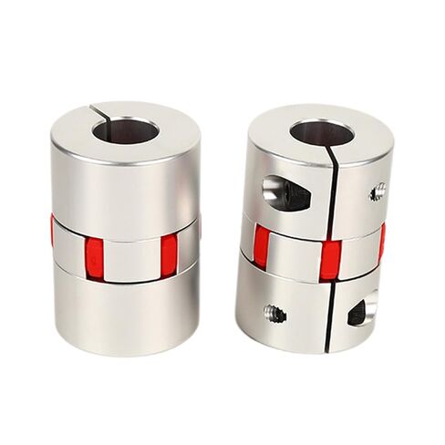 2PCS 10mm to 12.7mm Aluminium Plum Flexible Shaft Coupling, D30mm L35mm Motor Connector Flexible Coupler for 3D Printer Accessory Servo Stepped Motor CNC Machine in Kuwait