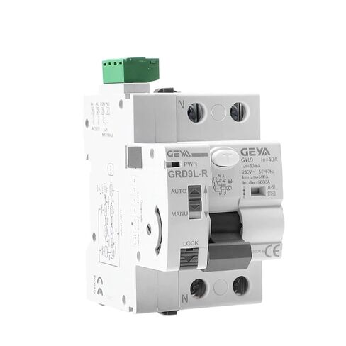 قواطع دائرة التسرب الأوتوماتيكية من GEYA RCD الكهرومغناطيسية (جهاز إعادة الإغلاق التلقائي AC220V + A-SI نوع RCCB 2P-40A-30mA) in Kuwait
