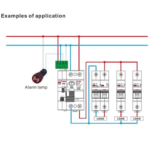 قواطع دائرة التسرب الأوتوماتيكية من GEYA RCD الكهرومغناطيسية (جهاز إعادة الإغلاق التلقائي AC220V + A-SI نوع RCCB 2P-40A-30mA) in Kuwait
