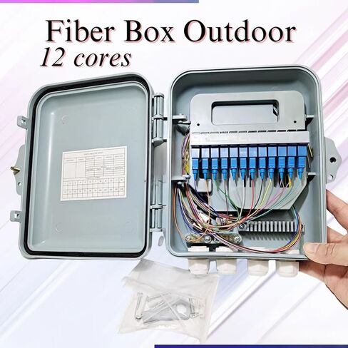 Optical Fiber Terminal Box 12-core Optical Distribution wall-Mounted Indoor and Outdoor(12 Core SC Full) in Saudi Arabia