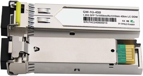 1.25G SFP 40KM 1310 / 1550nm LC موصل DDM (Tx1550nm-40km-1Pcs) in Kuwait
