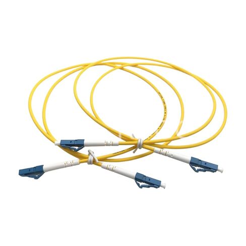 10 وضع فردي، قلب واحد، PVC، LC/UPC-LCUPC وصلة توصيل من الألياف الضوئية 0.5 متر (1.5 متر) in Kuwait