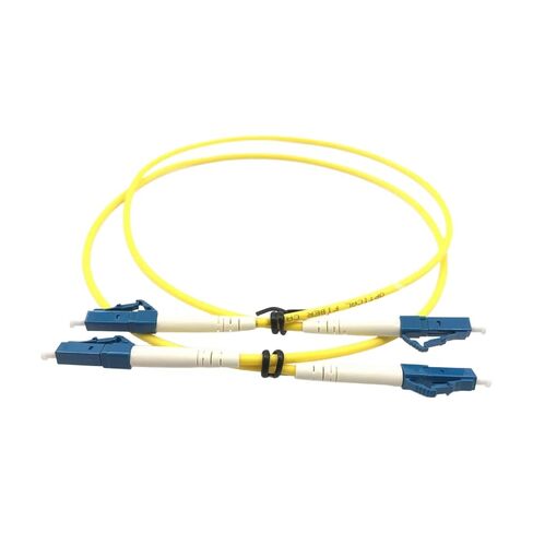 10 وضع فردي، قلب واحد، PVC، LC/UPC-LCUPC وصلة توصيل من الألياف الضوئية 0.5 متر (1.5 متر) in Kuwait