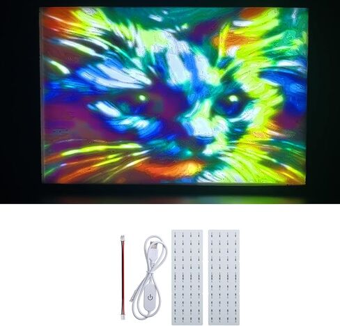 لمختبر ليثوفان Led لوحة LED الخلفية مجلس ل CMYK ليثوفان ثلاثية الأبعاد الطباعة صور مكتب مصباح المجلس in Kuwait