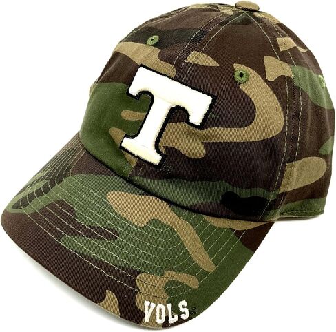 قبعة صلبة مموهة من Woodland Camo Tennessee Volunteers بشعار مموه ومنحني قابل للتعديل in Kuwait