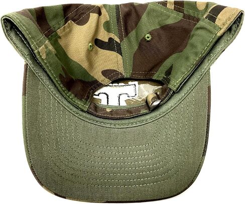 قبعة صلبة مموهة من Woodland Camo Tennessee Volunteers بشعار مموه ومنحني قابل للتعديل in Kuwait