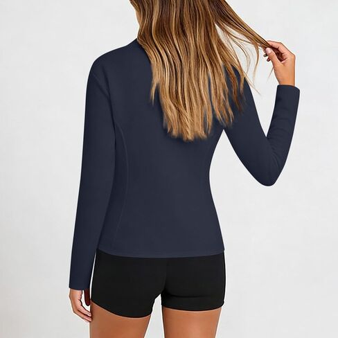 Women's Lightweight Athletic Jacket Sun Protection Full Zip Long Sleeve Shirts Plus Size Slim Hiking Outdoor Clothes in Kuwait