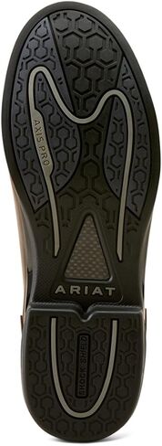حذاء ARIAT النسائي Devon Zip Paddock، لون الشوكولاتة المشمع، 9.5 in Kuwait
