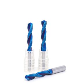 1Pcs 1mm-16mm HRC65 Solid Carbide Drill Bits, Blue Spiral Flute Twist Drill Bit for Hard Alloy Stainless Tool(3.8mm 1pc) in Kuwait