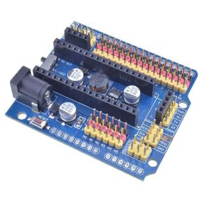 Nano V3.0 I/O IO 5.5x2.1mm Interface Micro Plus Expansion Board Micro Sensor Shield 5V for Arduino R3 Leonardo Module in Kuwait