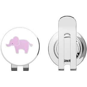 Pink Elephant Cute Golf Hat Clip with Magnetic Ball Marker in Saudi Arabia