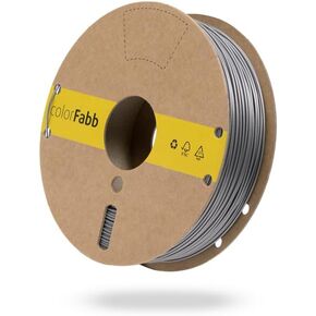 خيوط طابعة ثلاثية الأبعاد من colorFabb LW-PLA باللون الرمادي والفضي، قطر 1.75 مم، بكرة 750 جرام، مادة خفيفة الوزن، مثالية لطائرات RC، لمسة نهائية غير لامعة in Kuwait