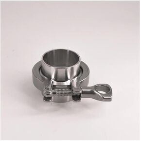 2" Tri Clamp x 45mm 1-3/4" Pipe OD Stainless 2 PCS SS304 Weld Ferrules + 1 PC SS304 Clamp + 1 PC Gasket in Kuwait