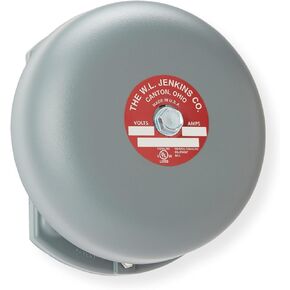 Supering Bell Vibrating Bell, Gray or Red, 12V DC, Indoor 4.25 to 10 Inches (Gray, 6") in Kuwait
