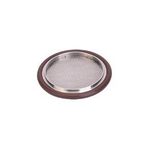 Vacuum fluoroelastomer Sealing Ring Center Bracket with Filter 20 mesh 40 mesh 50 mesh(Brown FKM,50 MESH_KF25) in Kuwait