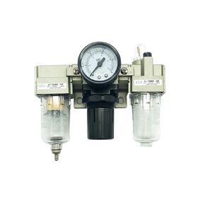 AC2000-02 1/4 Inch Pressure Regulator Gauge Air Compressor Filter Oil Moisture Separator for Water Filter Dehumidifier(AC2000-02) in Saudi Arabia