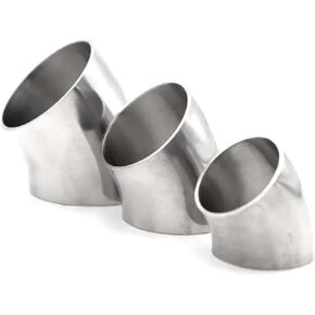 1pc 57mm OD SS304 Stainless Steel Weld 45 Degree Elbow Pipe Fitting Plumbing Fittings in Kuwait