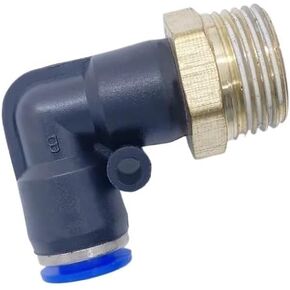1PC PL6-M5 Pneumatic Connector PL Trachea Elbow Air Fittings Hose Connectors Square Thread Plumbing Fittings in Saudi Arabia