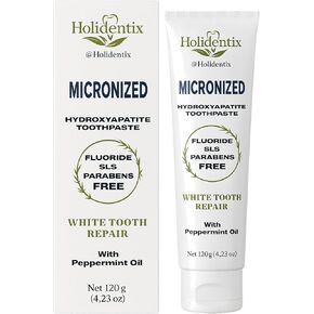Micronized Hydroxyapatite Toothpaste, Non-Nano, Fluoride Free, Gentle Formula for the Whole Family in Saudi Arabia