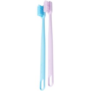 Boie USA Extra Soft Toothbrush Pack of 2 - with 100% Recycled Handles - Gentle on Sensitive Teeth and Gums, Made in The USA, Quality Bristle Soft Tooth Brush, 2-Pack in Saudi Arabia
