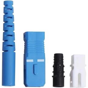 200pcs SC connector kits LC FC ST 3.0mm 126um ceramic ferrule singlemode optical fiber connector ftth accessories(SC preassemble) in Kuwait