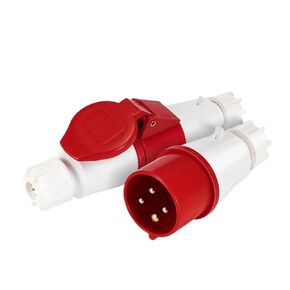 موصل الطيران الصناعي IP44 MG014 دبوس نحاسي صلب بأربعة دبابيس 16A أساسي مقاوم للماء والغبار in Kuwait