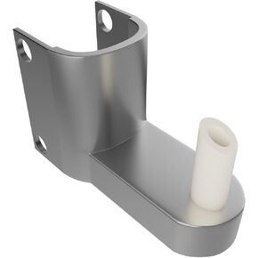Brixwell Bottom Hinge Bracket with Fastener, 1-5/32" Size,1/2" Diameter, Metal Material, Polished Chrome Finish, Door Hinge Hardware with Sleek Design in Saudi Arabia