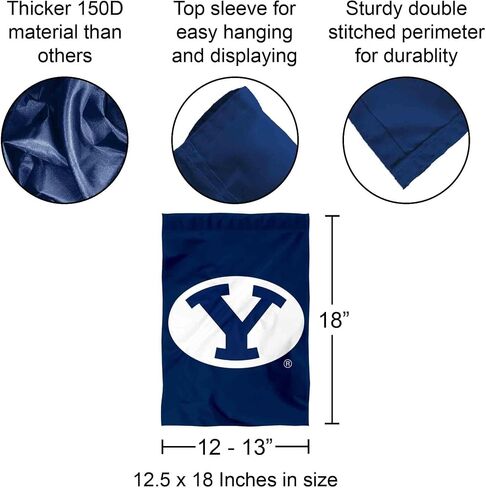 BYU Cougars Oval Garden Flag in Kuwait