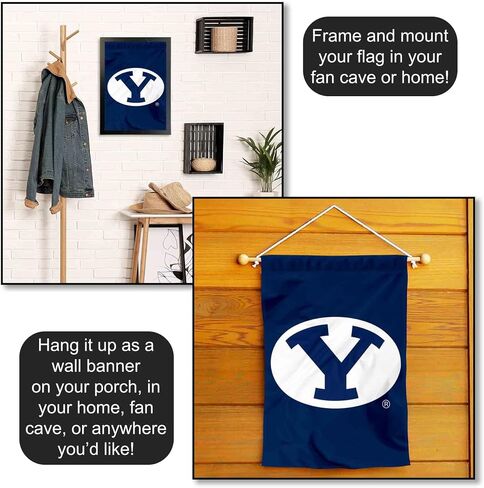 BYU Cougars Oval Garden Flag in Kuwait