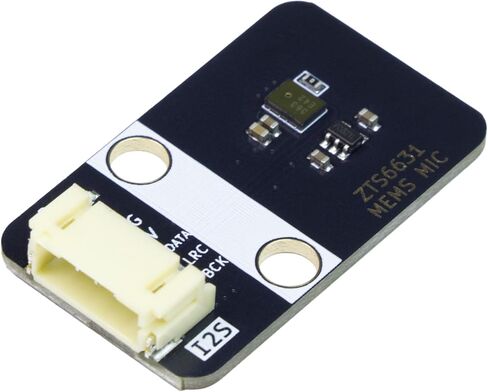وحدة ميكروفون I2S MEMS، مدخل صوت ميكروفون متعدد الاتجاهات ZTS6631 بمنفذ علوي لـ ESP32، Raspberry Pi، PH2.0 إلى كابل Dupont متضمن in Kuwait