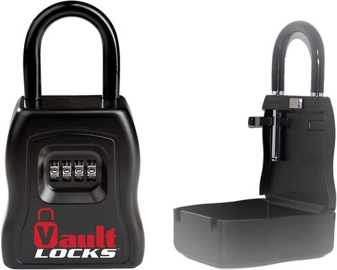 Large Hide A Key Outside Waterproof 4 Digit Numeric Combination Hanging Lock Box - 4-Pack in Kuwait
