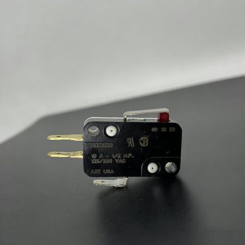 Cherry E3300H0 Compatible Micro Switch - 10A 125/250VAC, Momentary Limit/Reset Detection Push Button, RU & CSA Certified in Kuwait