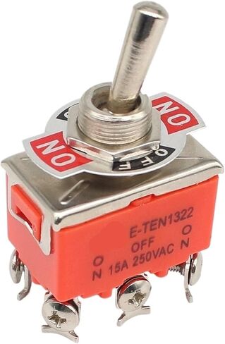 تبديل التبديل E-TEN1021 E-TEN1121 E-TEN1122 E-TEN1221 E-TEN1321 E-TEN1322 15A 250VAC ON-Off ON-Off-ON Rocker Switch (اللون: E-Ten 1322) in Kuwait