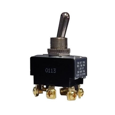 منتجات Morris 70130 مفتاح تبديل ثنائي القطب - للخدمة الشاقة، DPDT على 6 محطات لولبية - ثلاثة أوضاع - نحاس صلب، بطانات مطلية 1.99 بوصة - 100000 دورة حياة ميكانيكية -، عبوتان in Kuwait