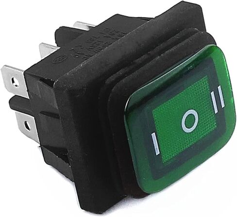 KCD4 Waterproof Switch Rocker Switch Power Switch 2 Position/3 Position 6 Pins Reset or self-Locking 16A 250VAC/20A 125VAC (Color : ON- Off Black) in Kuwait